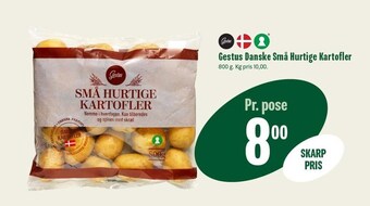 Min Købmand Gestus danske små hurtige kartofler tilbud