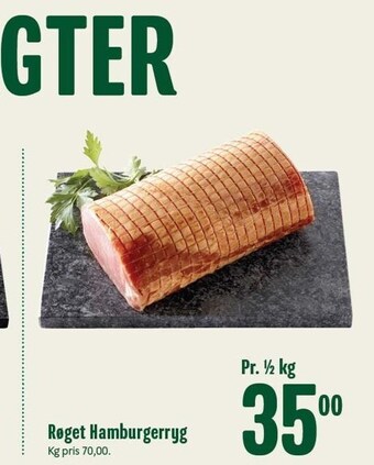 Min Købmand Røget hamburgerryg tilbud