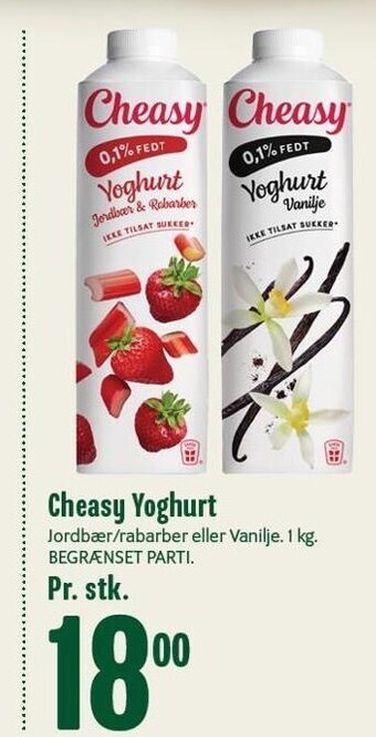 Min Købmand Cheasy yoghurt tilbud