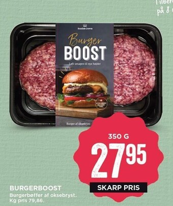 MENY Burgerboost tilbud