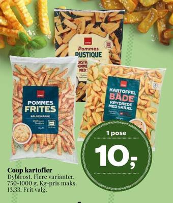 Dagli'Brugsen Coop kartofler tilbud