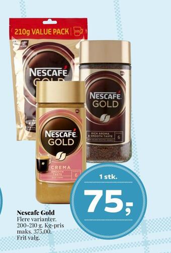 Dagli'Brugsen Nescafe gold tilbud