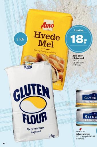 Dagli'Brugsen Amo eller gluten mel tilbud
