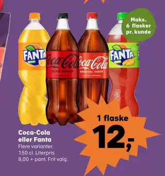 Kvickly Coca-cola eller fanta tilbud