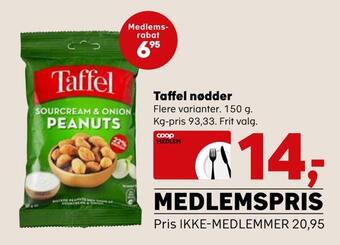 Kvickly Taffel nødder tilbud