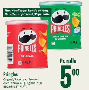 Min Købmand Pringles tilbud