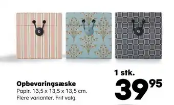 Opbevaringsæske