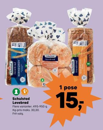Kvickly Schulstad levebrød tilbud
