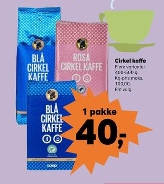 Kvickly Cirkel kaffe tilbud