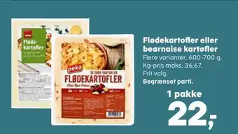 Flødekartofler eller bearnaise kartofler