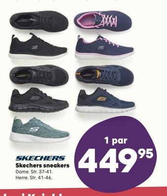 Kvickly Skechers sneakers tilbud