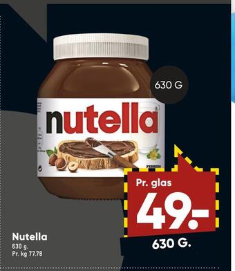 Bilka Nutella tilbud