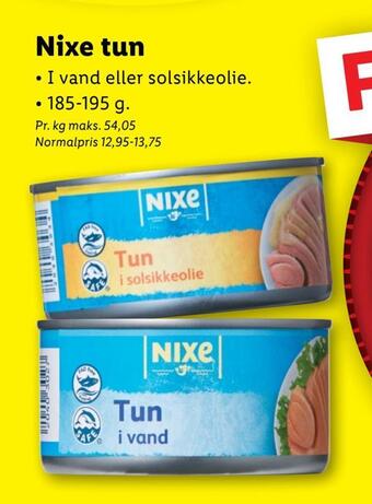 Lidl Nixe tun tilbud