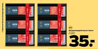 Netto Baconkompagniet bacon i skiver tilbud