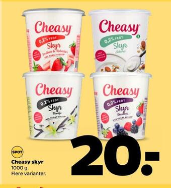 Netto Cheasy skyr tilbud