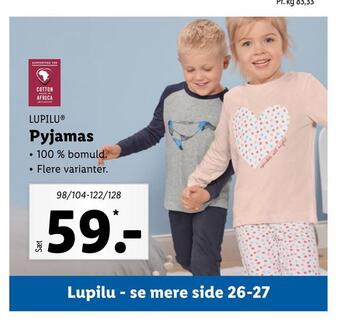Lidl Pyjamas tilbud