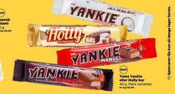 Netto Toms yankie eller holly bar tilbud