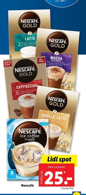 Lidl Nescafé tilbud