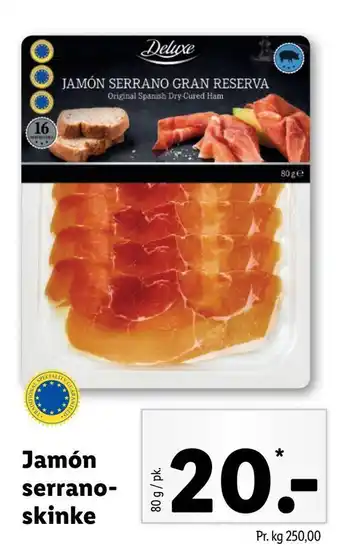 Jamón serrano skinke
