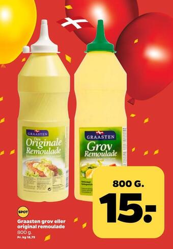 Netto Graasten grov eller original remoulade tilbud