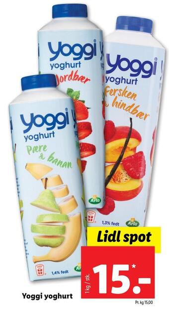 Lidl Yoggi yoghurt tilbud