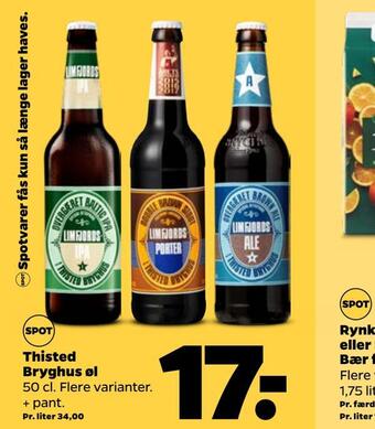 Thisted bryghus øl