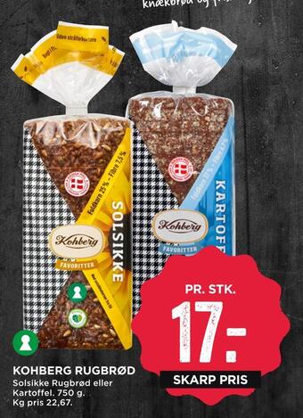 MENY Kohberg rugbrød tilbud