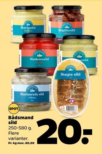 Netto Bådsmand sild tilbud