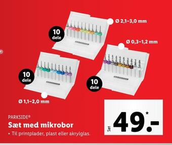 Lidl Sæt med mikrobor tilbud