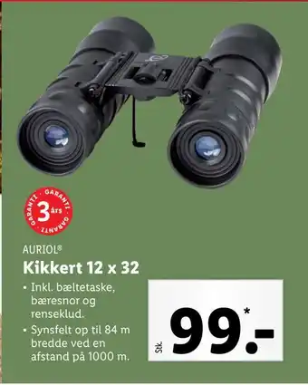 Lidl Kikkert 12 x 32 tilbud