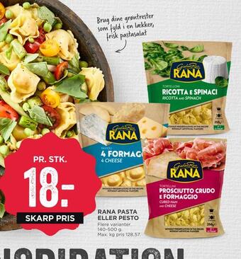 MENY Rana pasta eller pesto tilbud