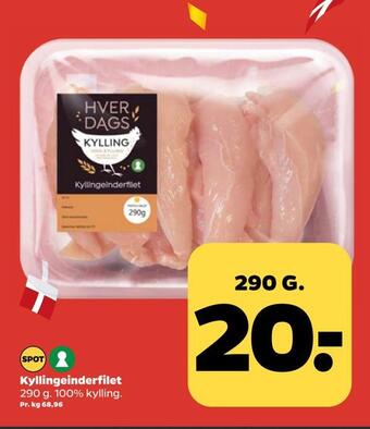 Netto Kyllingeinderfilet tilbud