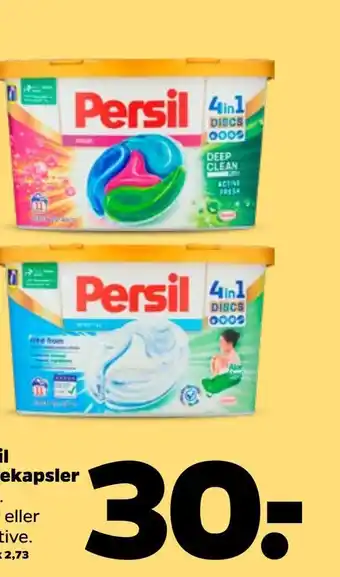 Netto Persil vaskekapsler tilbud