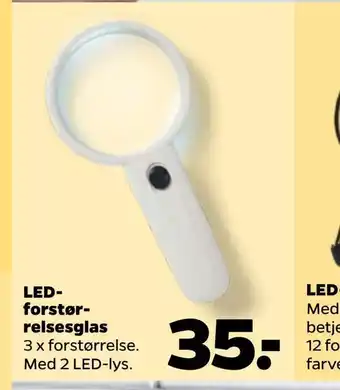 Netto Led forstørrelsesglas tilbud