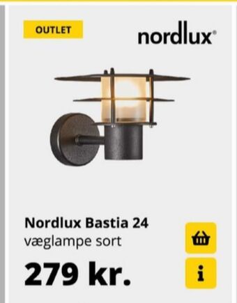 Bastia væglampe