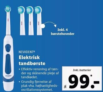 Lidl Elektrisk Tandbørste tilbud
