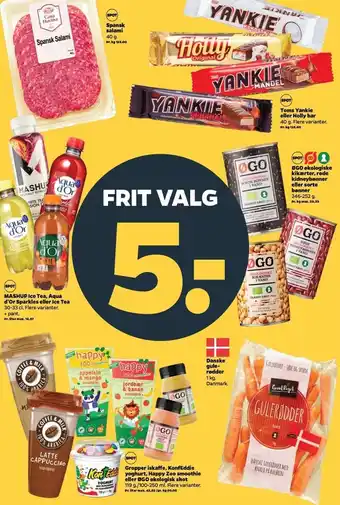 Netto Frit valg 5 kr. tilbud