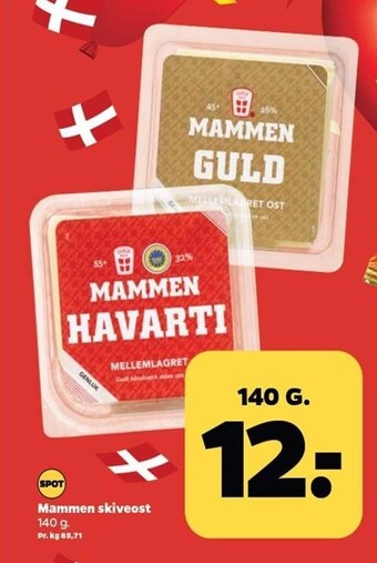 Netto Mammen skiveost tilbud