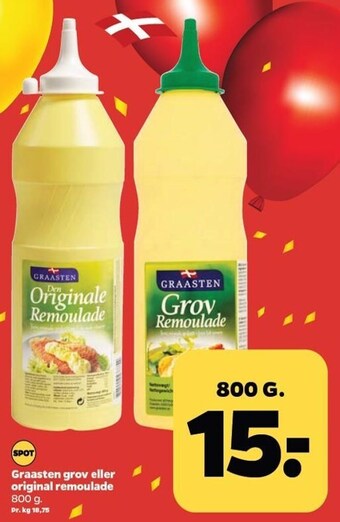 Netto Graasten grov eller original remoulade tilbud