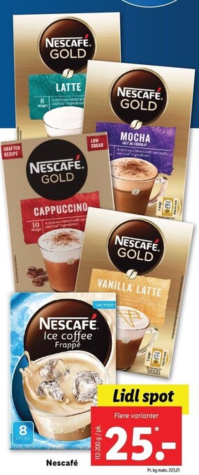 Lidl Nescafé tilbud