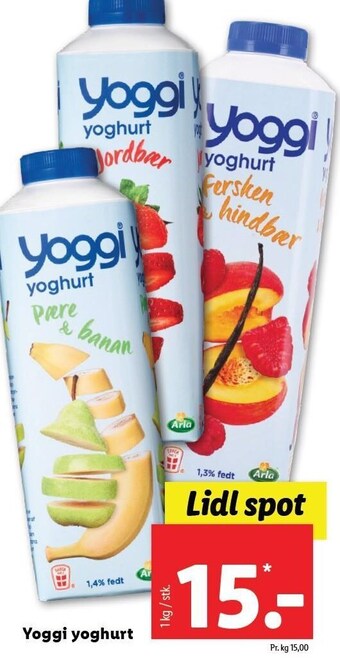 Lidl Yoggi yoghurt tilbud