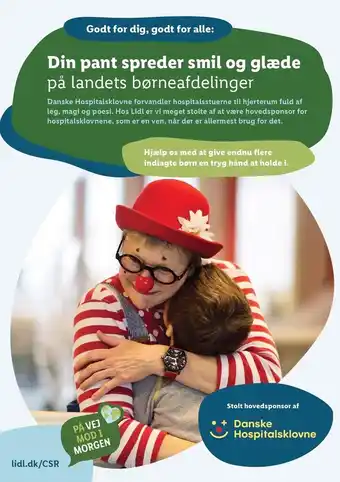 Lidl Din pant spreder smil og glæde på landets børneafdeling tilbud