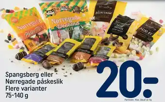 REMA 1000 Spangsberg eller nørregade påskeslik tilbud