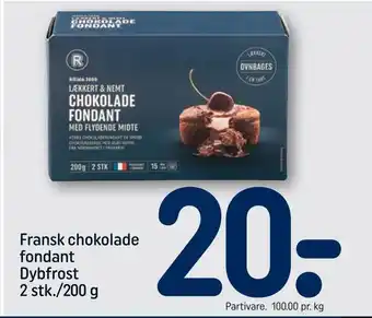 REMA 1000 Fransk chokolade fondant tilbud