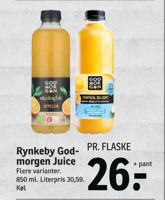 SPAR Rynkeby god morgen juice tilbud