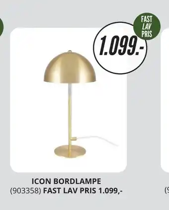 Icon bordlampe