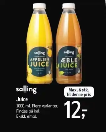 Føtex Juice - flere varianter tilbud
