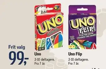 Føtex Uno el. uno flip tilbud