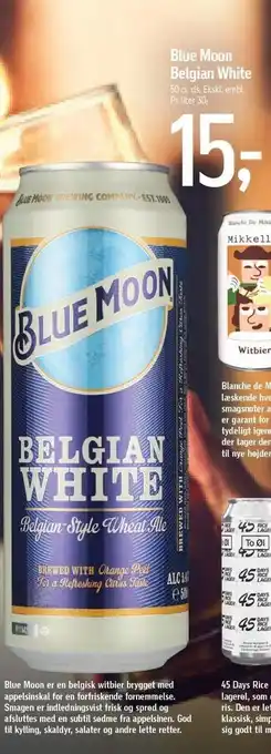 Blue moon belgian white