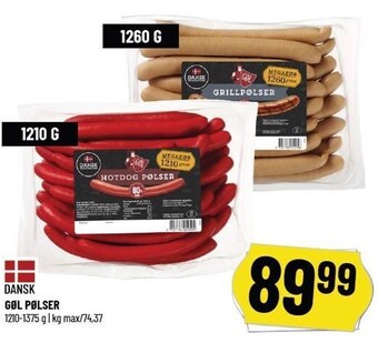 Løvbjerg Gøl pølser tilbud